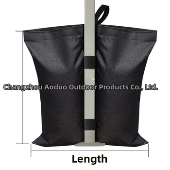 Ārējā teltij smilšu soma, Oxford audums, ūdensizturīgs un pretvēja, paplašināšanas dizains, iepakots PE somā