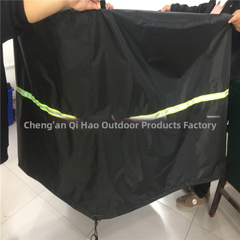 Apaļā ārējā mēbeļu pārvalka ar atstarojošu joslu, no Oxford auduma 210D/420D, piemērots apaļiem galdiem un krēsliem