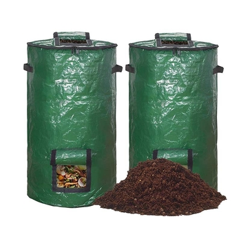 Veris σάκος κομποστοποίησης, διαπερατός και ανθεκτικό πλαστικό, χειροποίητη ραφή, κατάλληλος για πρασινισμό και οικιακή κηπουρική