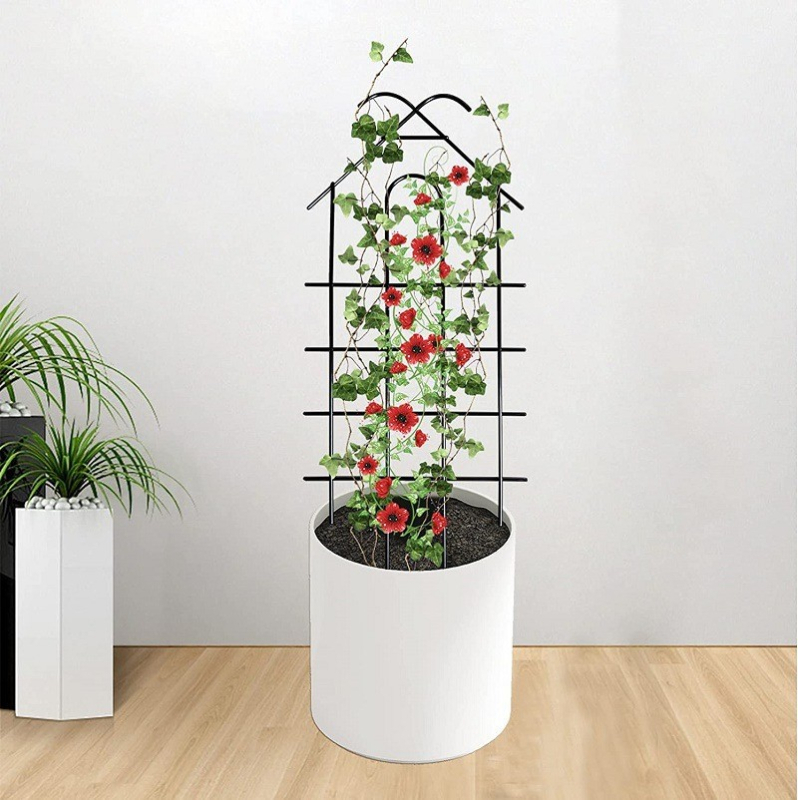 Kopimo rėmas augalams, plienas, kaimiškas stilius, grindinis stovas, Yongchang