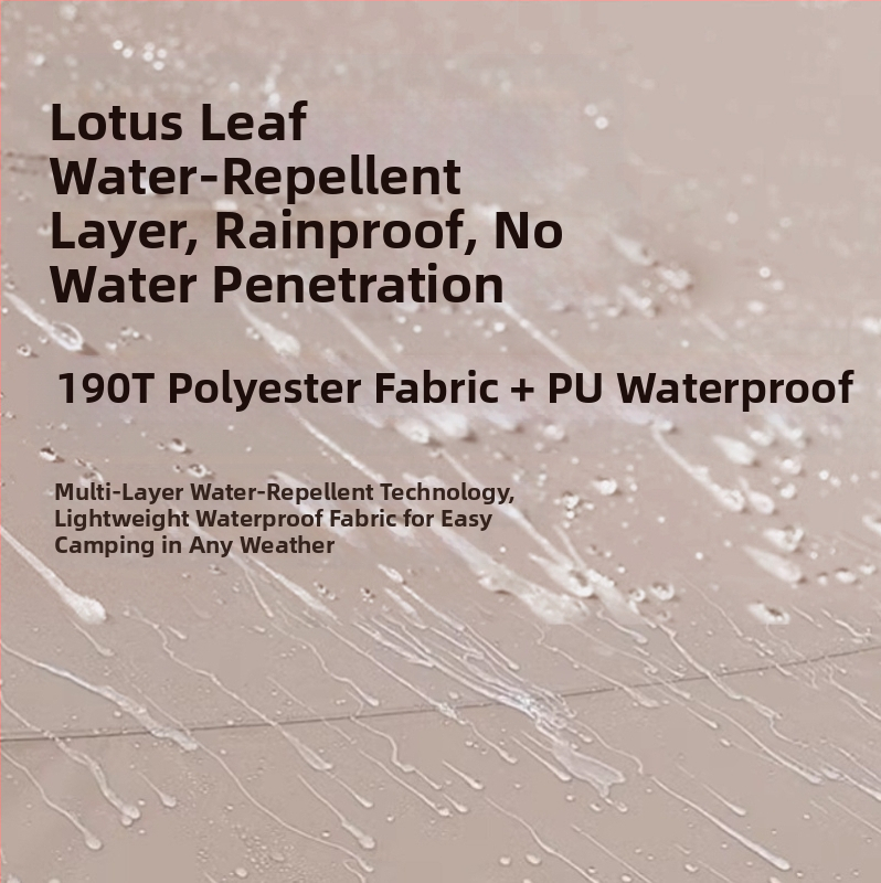 Навесна палатка за къмпинг с Oxford плат, форма пеперуда (водоустойчивост 3000 мм)