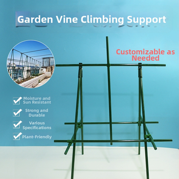 Υποστήριξη κληματοφόρων φυτών κήπου από πλαστικοποιημένο σωλήνα χάλυβα; εσωτερικός χάλυβας; μάρκα Xinhong; για γεωπονική χρήση; κατάλληλο για αυλή, μπαλκόνι και αγροτικές περιοχές