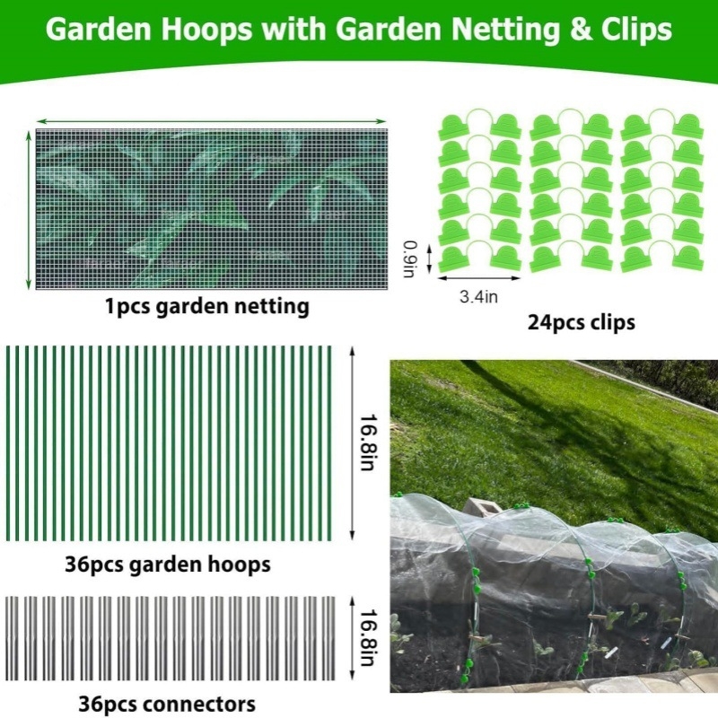 Lauko sodo šiltnamio kirtomas tinklas – apsauga nuo kenkėjų ir paukščių; Medžiaga: HDPE/Polietilenas; Oka: 60; Pluošto skersmuo: 10; Tarnavimo laikas: 5 metai; Prekė: Dream Voyage