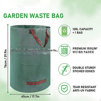 Κήπου σακούλα απορριμμάτων, PP υλικό, για απορρίμματα αυλής, μη εισαγόμενο