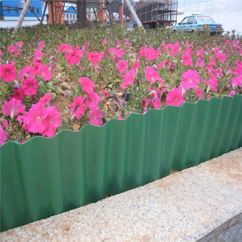 Plastična vrtna valovita ograda za rub travnjaka – veličine 10 cm × 6 m, 10 cm × 9 m, 15 cm × 9 m, 20 cm × 9 m