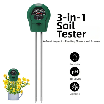 Почвен тестер за влажност, светлина и pH; почвен хигрометър, модел ST01