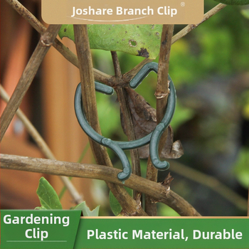 Zhixiao Комплект за градина – крепеж за закрепване на растения и цветя, галванизиран метал с пластично покритие, лента за подвързване, за фиксиране