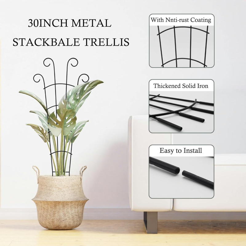 Geležinis kopimo rėmas lauko vazonams, kombinuotas naudojimas