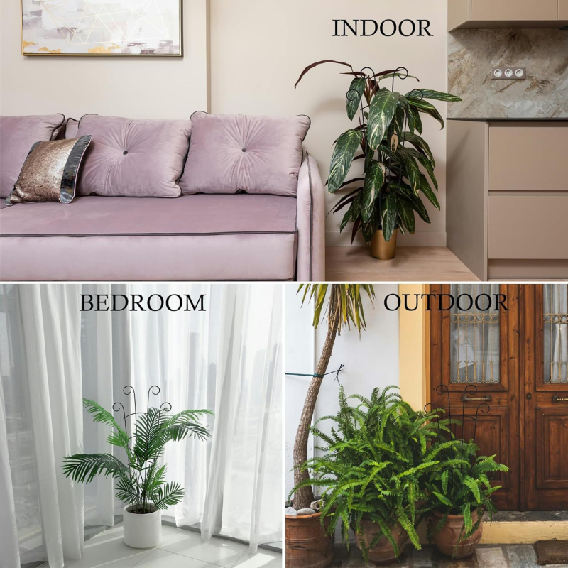 Geležinis kopimo rėmas lauko vazonams, kombinuotas naudojimas