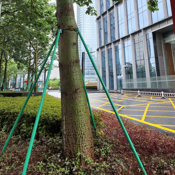 Пластмасова опорна рамка за катерещи растения, еднослойна конструкция; подходяща за цветя, зеленчуци, домати, грозде и фасул; печат на лого и персонализиране налични