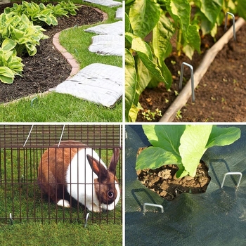 Σιδερένιο καρφί τεχνητού χορταριού με κεφαλή τετραγώνου για στερέωση σε υπόστρωμα