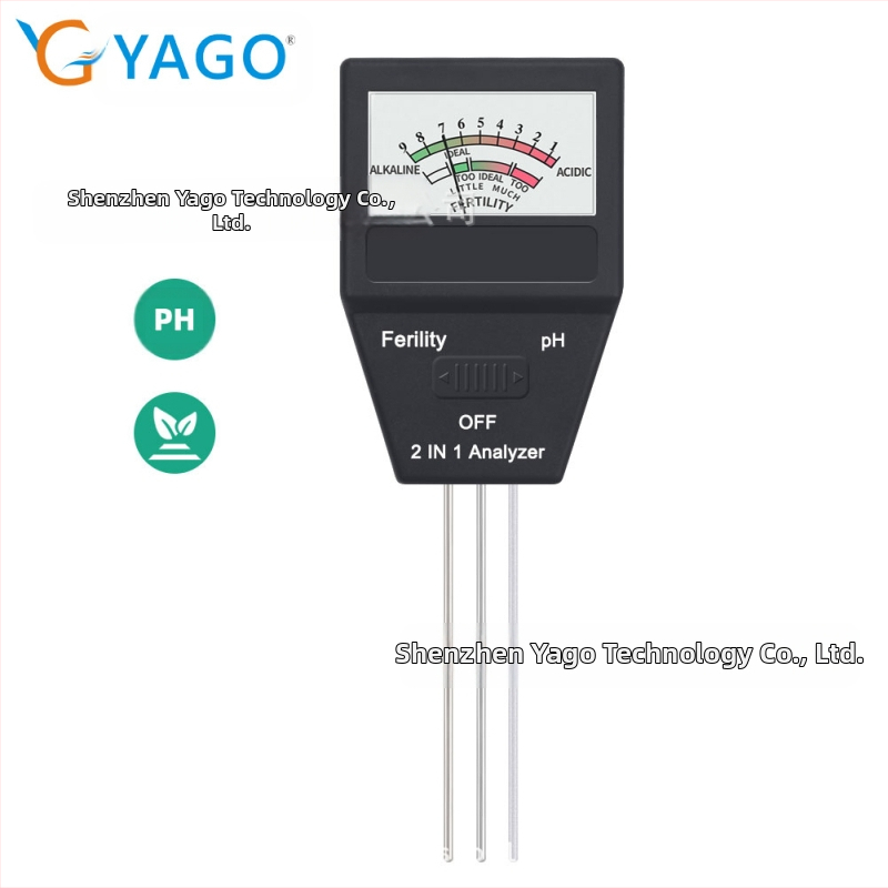 Divu funkciju augsnes detektors – pH precizitāte 0,1, modelis TPH01801, augsnes diagnostikas instruments