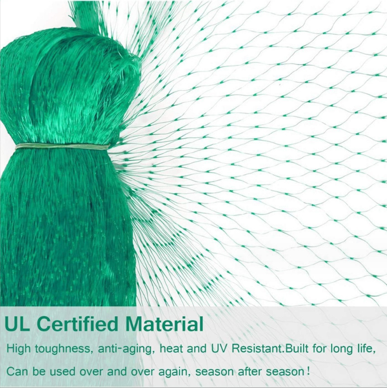 Linnuvõrk aia ja viljapuude kaitseks; PE uus materjal; kaubamärk Run up the circle