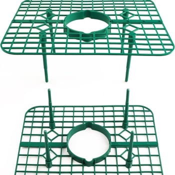 Στήριγμα τετράγωνης ταψί φράουλας για υδροπονία, PP υλικό, βάση στήριξης φυτών