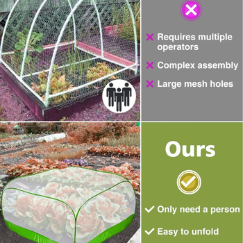 Δίκτυο κήπου pop-up – κάλυψη φυτών, προστασία από πουλιά, πλαστικό, Xuyang