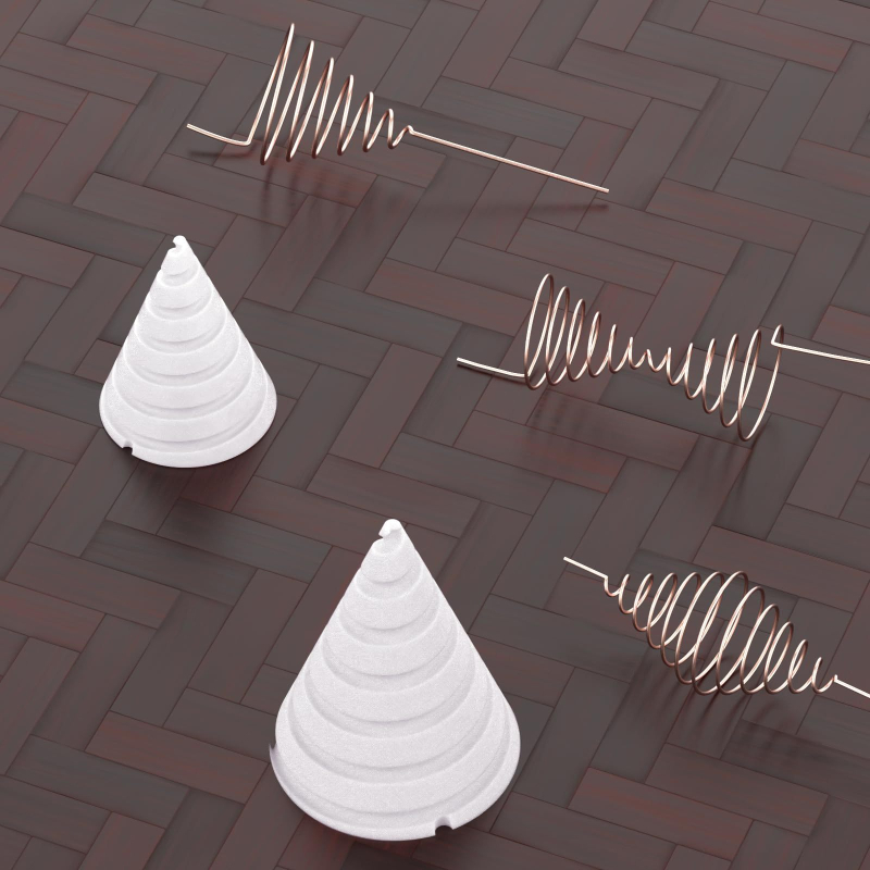 Shen Rong ABS vezetékcsipesz Fibonacci tekercseléshez a kertészkedésben