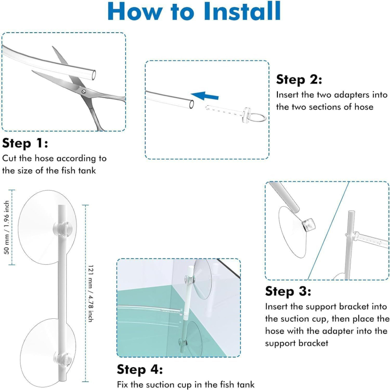 Plastmasas akvārija plūstošajiem augiem - vienkāršs stils, 58.9 g
