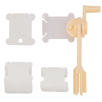 Gép gyapjú feltekerésére – kézi, gyors tekerés, műanyag anyag; Zuoman márka, csomagolás 500 db, súly 120 g