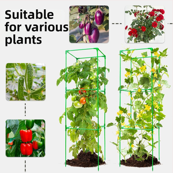 Kimang Στήριγμα λουλουδιών — fiberglass + πλαστικό, σταθεροποιητική υποστήριξη για αποφυγή κλίσης