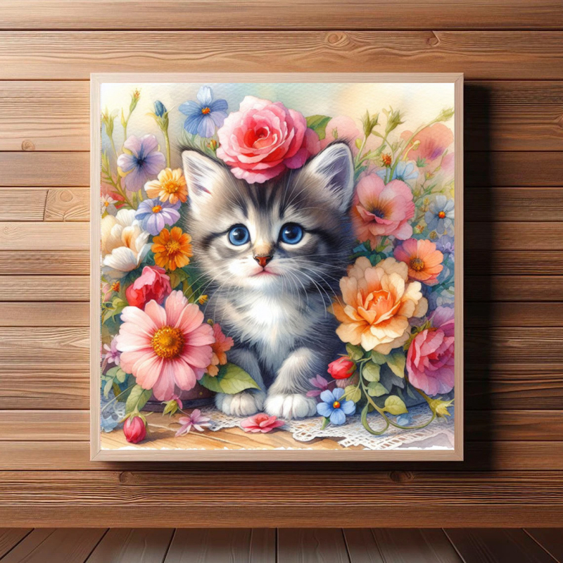 Комплект за кръстат брод с пейзажен мотив върху 11CT плат от екологичен памук за дневна и спалня