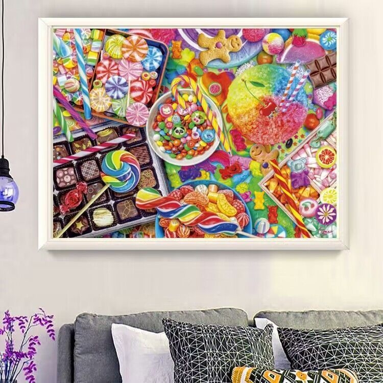 Комплект за кръстосана бродерия — Карикатурен/Аниме мотив, 11CT, памучна тъкан, за дневна и ресторант