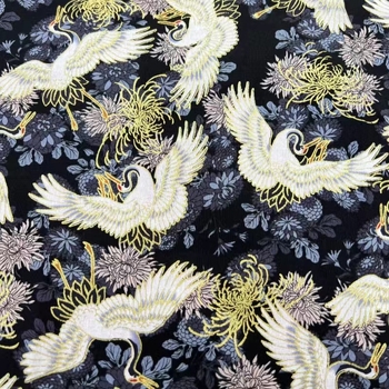 100% βαμβάκι, ύφασμα με απλό ύφανση, θερμή εκτύπωση, ζωικό μοτίβο, 70 g υπόβαση