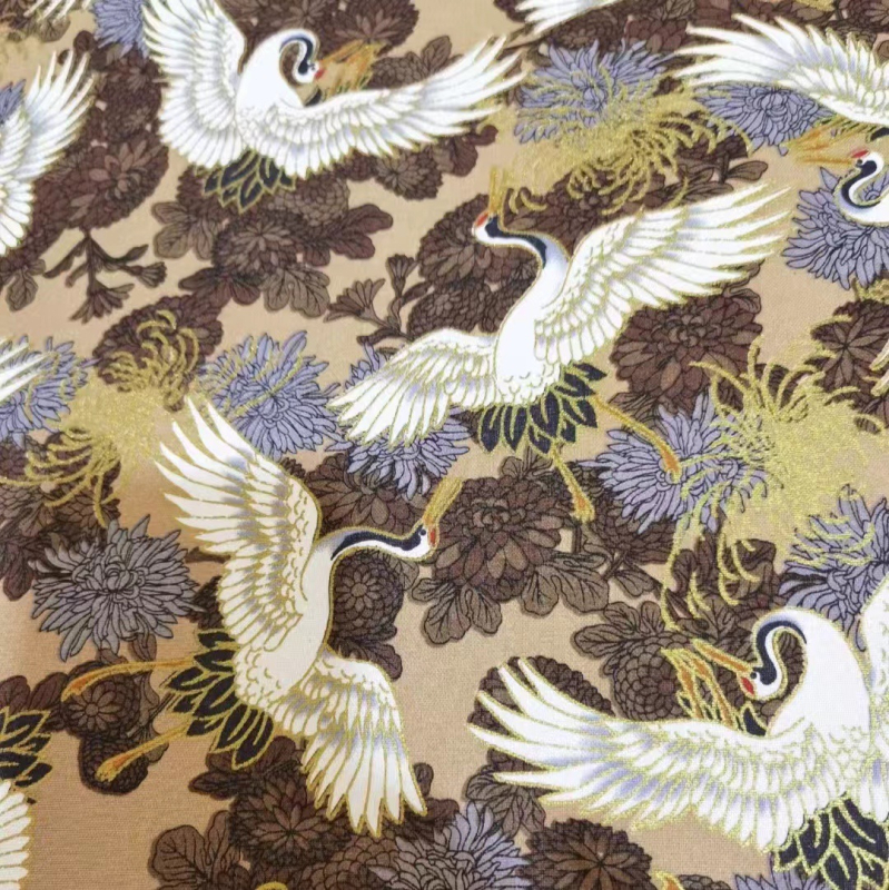 100% βαμβάκι, ύφασμα με απλό ύφανση, θερμή εκτύπωση, ζωικό μοτίβο, 70 g υπόβαση