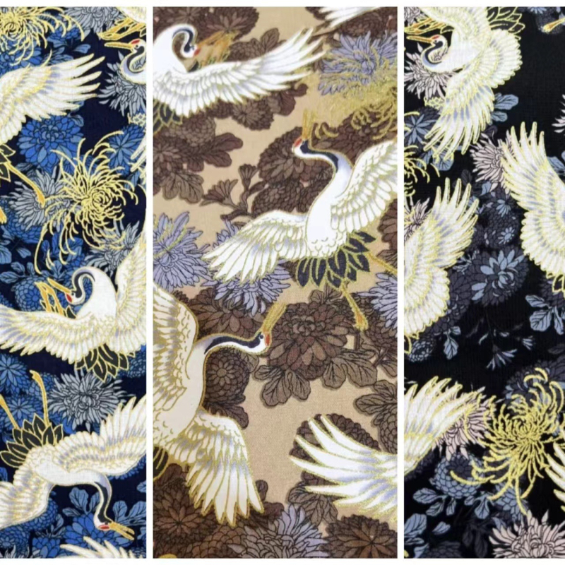 100% βαμβάκι, ύφασμα με απλό ύφανση, θερμή εκτύπωση, ζωικό μοτίβο, 70 g υπόβαση