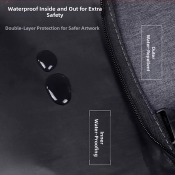 Michaelan 4K/8K чанта за рисуване с презрамка за едно рамо, за платна и инструменти (Марка: Michaelan; Лого: Без печат; Без персонализация; IP лиценз: Няма)