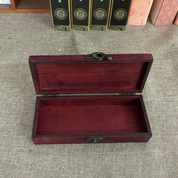 Ξύλινο επιτραπέζιο κουτί αποθήκευσης με φλοράλ μοτίβο, εθνικό στυλ, κατάλληλο για χαρτικά, μικροαντικείμενα και καλώδια ακουστικών