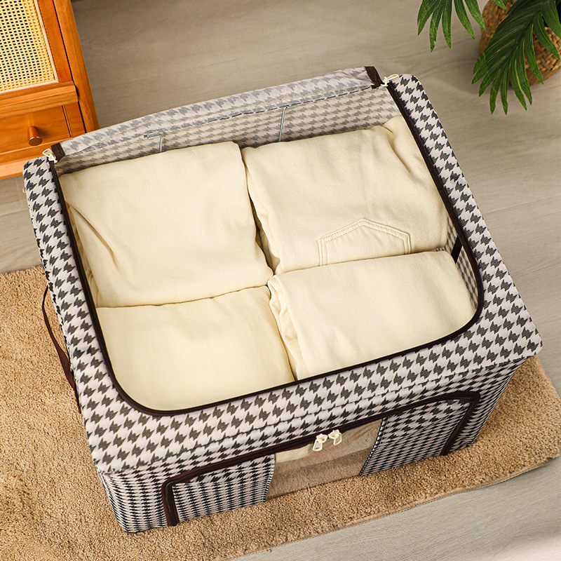 Kutija za skladištenje od Oxford platna, sklopiva, otporna na prašinu i vlagu, kapacitet 66L