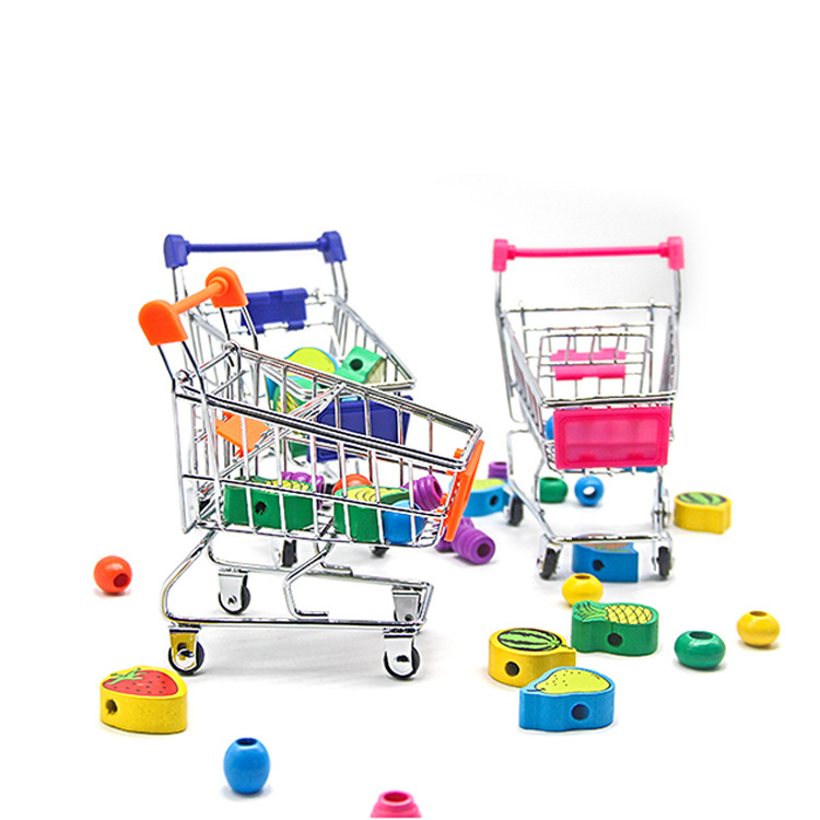 Simuliuojamas pirkinių krepšelis – stalo dekoras su saugojimu, nerūdijantis plienas, 14+ metų