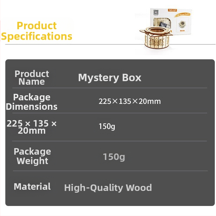 Ръчно изработен дървен триизмерен пъзел от Hedin Craft — DIY и персонализируем, за деца на възраст 7–14 години