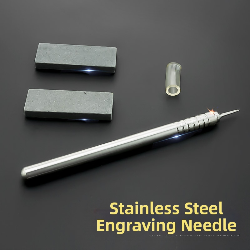 Стоманен помощен гравиращ писец за Gundam модели, прецизен, с шлайф камък (Jiuling • Китай • каменна обработка)
