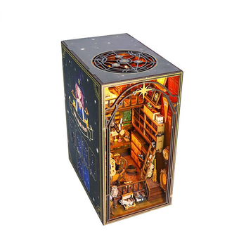 3D ξύλινο μοντέλο συναρμολόγησης βάσης βιβλίου – DIY-ready, Mira Magic House από Hongda, για ηλικίες 15–35