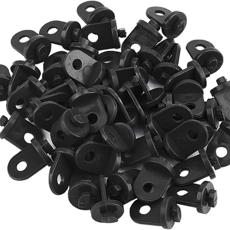 Cârlig în formă de S pentru ghivece atârnate în seră, clips plastic de fixare cu inel (Material: Plastic; Tip: Cârlig în formă de S; Utilizare: Grădină)