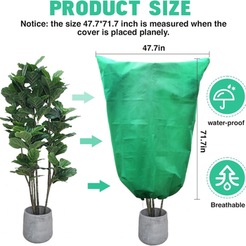 Κάλυμμα προστασίας φυτών για τον χειμώνα — εξωτερική παραμονή φυτών, προστασία από τον παγετό, μη υφαντό πολυπροπυλένιο, μοντέρνο μινιμαλιστικό στυλ