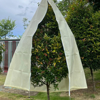 Κάλυμμα προστασίας φυτών για τον χειμώνα — εξωτερική παραμονή φυτών, προστασία από τον παγετό, μη υφαντό πολυπροπυλένιο, μοντέρνο μινιμαλιστικό στυλ