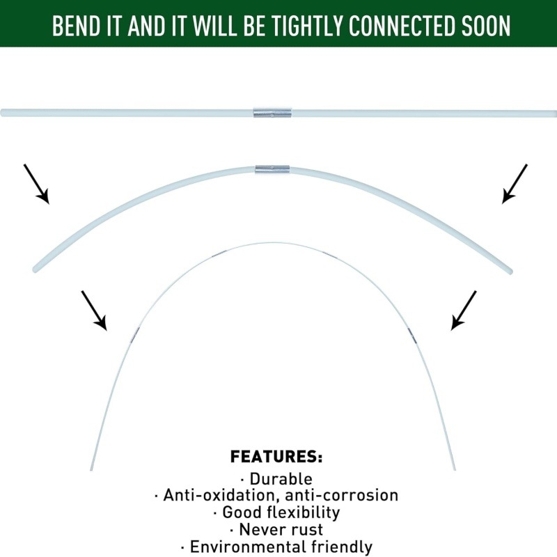 Cadru de susținere din fibră de sticlă pentru grădină — Țeavă solidă din fibră de sticlă pentru exterior, Sail of dreams