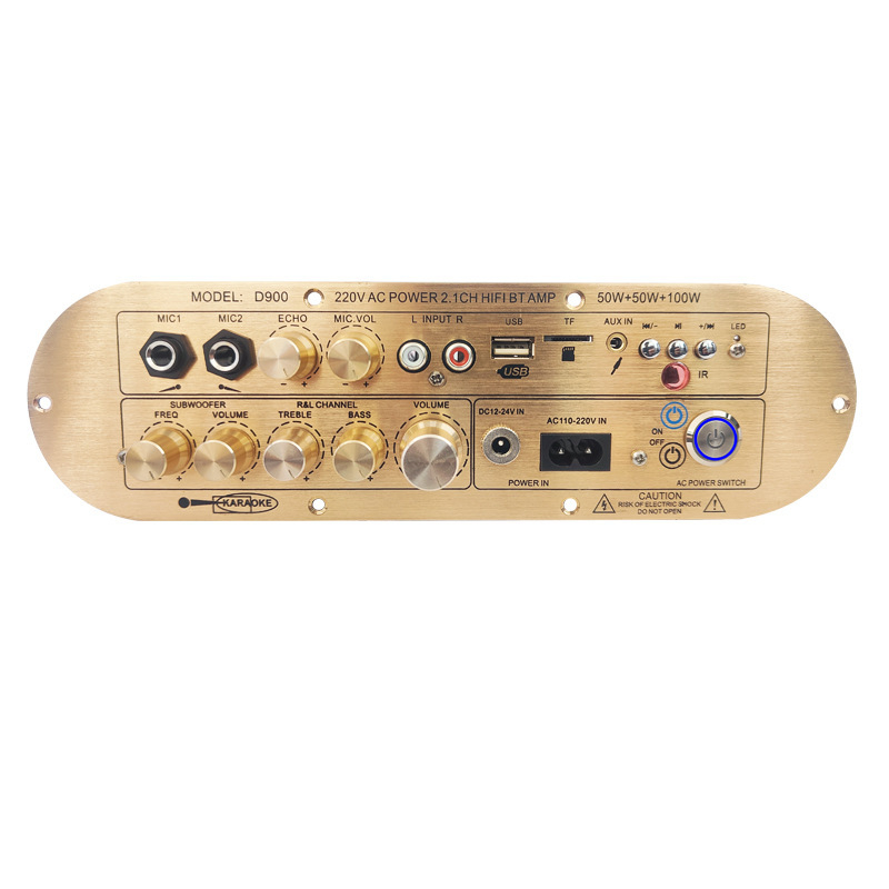 Πλακέτα Ενισχυτή Ισχύος D900, Bluetooth 2.1 καναλιών, Υψηλή Ισχύς 3116