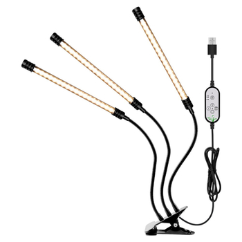 LED Λάμπα Ανάπτυξης Φυτών - Πλήρες Φάσμα, 5730 LED, 18 LED, USB 5V Τροφοδοσία, Προστασία IP66