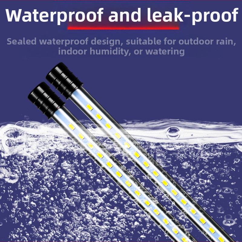 LED лампа за растеж на растения - пълен спектър, 5730 LED, 18 диода, USB захранване 5 V, IP66