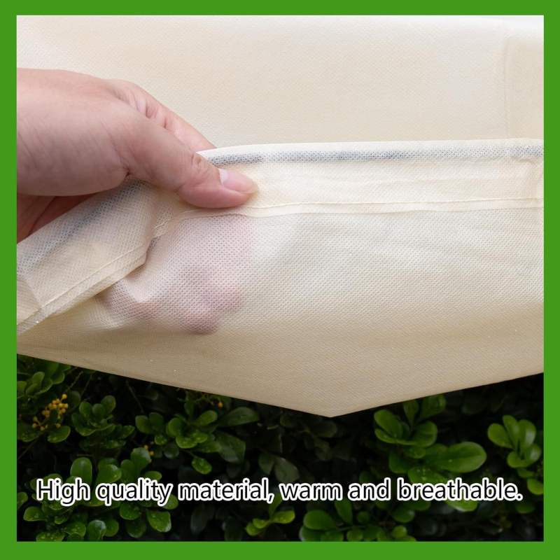 Növényvédő takaró non-woven anyagból, újrahasználható, téglalap alakú, gyümölcsök és zöldségek számára