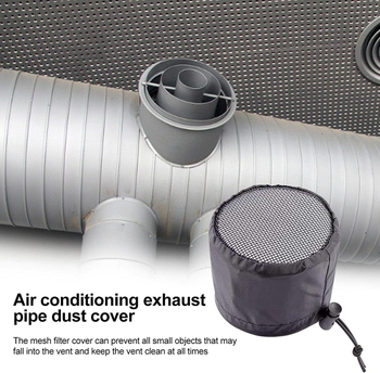 FX 101101 Κυλινδρική θήκη προστασίας από σκόνη για σωλήνα εξαγωγής κλιματιστικού – Oxford ύφασμα, στεγανοποιητικό προστατευτικό κάλυμμα