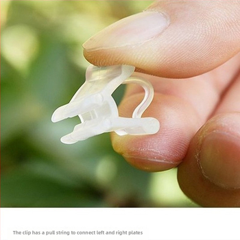 Κλιπ μεταφύτευσης για ντοματίνια και μελιτζάνες – εύκαμπτο PE, προστατεύει τα νεαρά φυτά