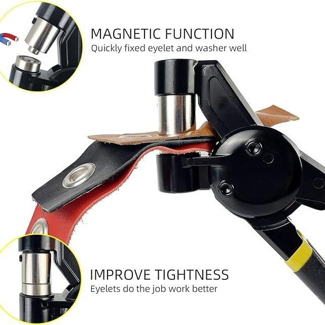 Инструмент за люверси — ръчна щанца за люверси, SYJC, сплавна стомана и гума, За възрастни