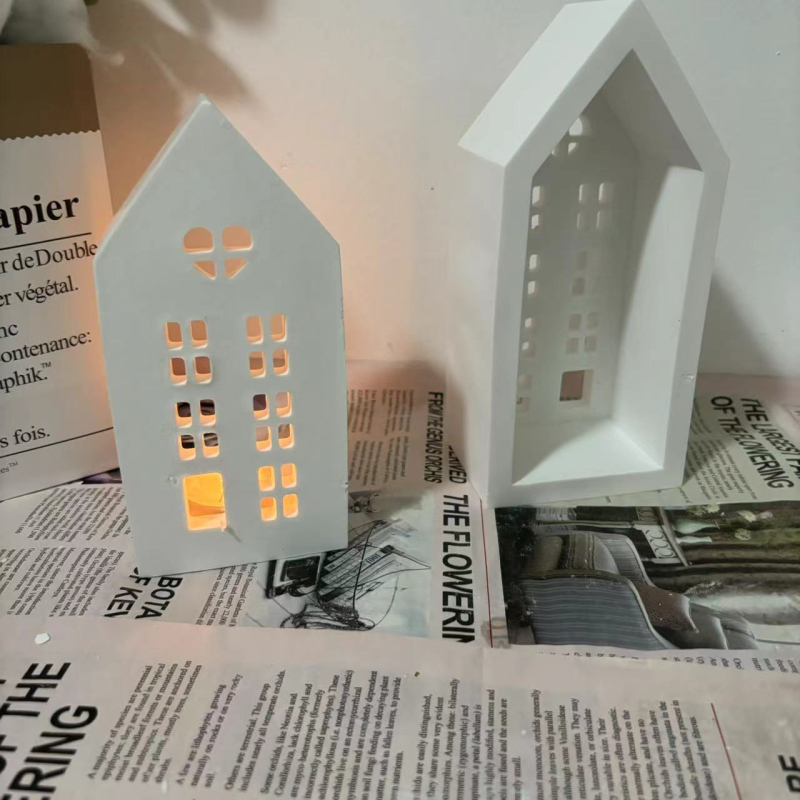 Силиконова правоъгълна форма за кекс за ръчна изработка, модерен минималистичен стил