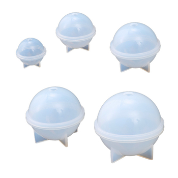 Καλούπι σιλικόνης για σφαίρες DIY κοσμήματα με αποξηραμένα λουλούδια – σετ ημισφαιρικών διακοσμητικών σφαιρών