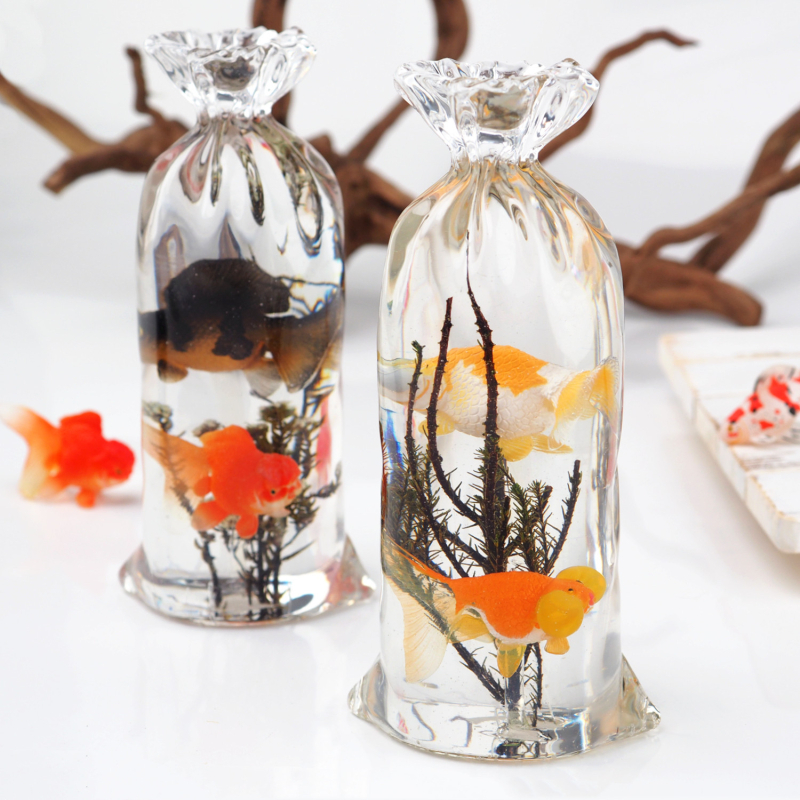 Силиконова форма за епоксидна смола – Ruihe, DIY късметлийски пакет водна торба, настолен декор с кристално огледално покритие