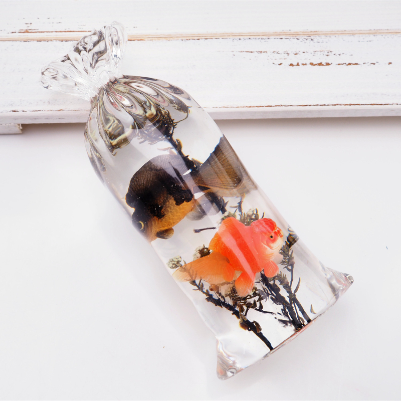 Силиконова форма за епоксидна смола – Ruihe, DIY късметлийски пакет водна торба, настолен декор с кристално огледално покритие